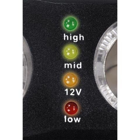 HAMA 3-WAY DISTRIBUTOR FOR THE CIGARETTE LIGHTER SOCKET, 12V, 8A, LED