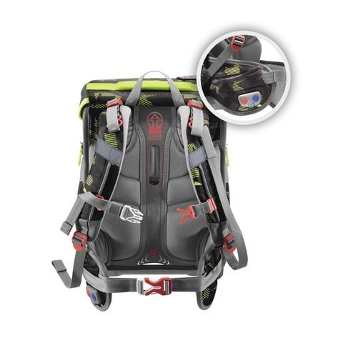 ŠKOLNÍ AKTOVKA E- SPACE-5-DÍLNÝ SET, STEP BY STEP S ELEKTRONICKY NASTAVITELNÝM BEDERÁKEM, PANTER