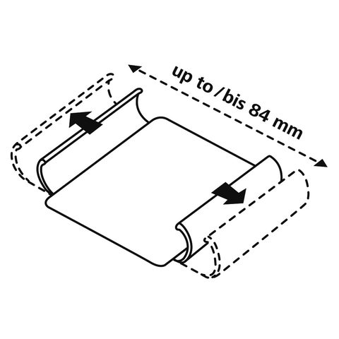 HAMA SMART MOVE-BLURRED LINES, POUZDRO NA MOBIL, XXL (5,2"-5,8"), ČERVENÉ