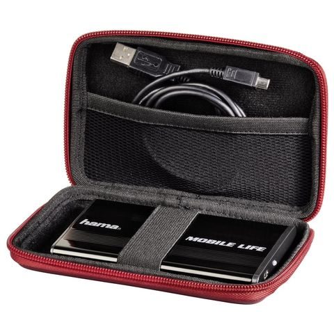 HAMA 2.5 HDD CASE, EVA, RED