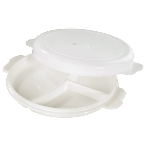 XAVAX MICROWAVE PLATE, SEPARATE WITH COVER