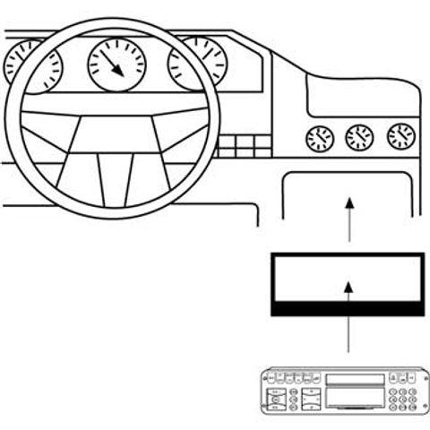 HAMA CAR RADIO SUPPORT FOR SKODA FABIA