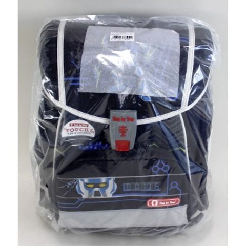 ŠKOLNÍ AKTOVKA TOUCH2 PRO PRVŇÁČKY - 4-DÍLNÝ SET, STEP BY STEP ROBOT, CERTIFIKÁT AGR