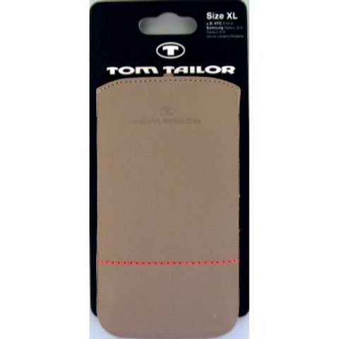 TOM TAILOR SOFT POUCH POUZDRO NA MOBIL, VELIKOST XL, BÉŽOVÉ