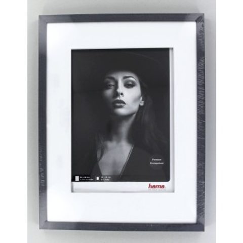 HAMA RÁMEČEK DŘEVĚNÝ DANA, KAMENNÁ ŠEDÁ, 24 X 30 CM