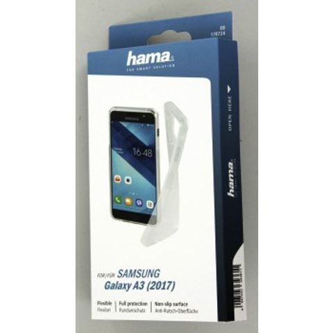 HAMA CRYSTAL CLEAR COVER FOR THE SAMSUNG GALAXY GALAXY A3 (2017), TRANSPARENT