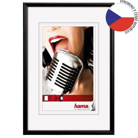 HAMA RÁMEČEK HLINÍKOVÝ CHICAGO, ČERNÝ, 13X18CM
