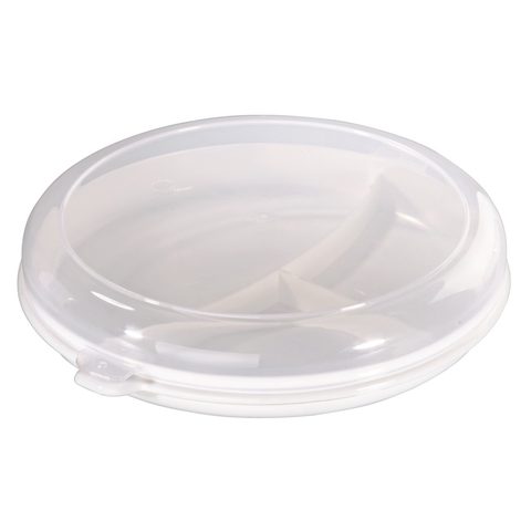 XAVAX MICROWAVE PLATE, SEPARATE WITH COVER