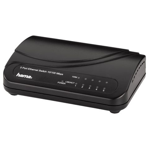 HAMA 5-PORT SWITCH 100/10 MBPS