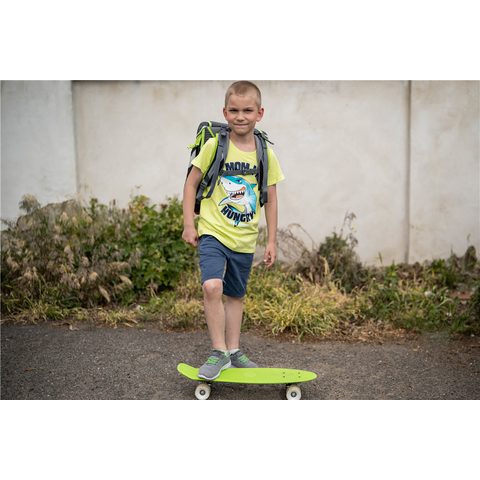 ŠKOLNÍ AKTOVKA TOUCH2 PRO PRVŇÁČKY - 4-DÍLNÝ SET, STEP BY STEP TRAKTOR, CERTIFIKÁT AGR