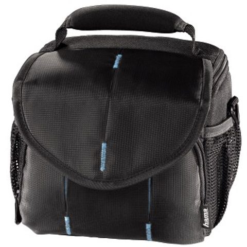 HAMA CANBERRA 110 CAMERA BAG, BLACK/BLUE