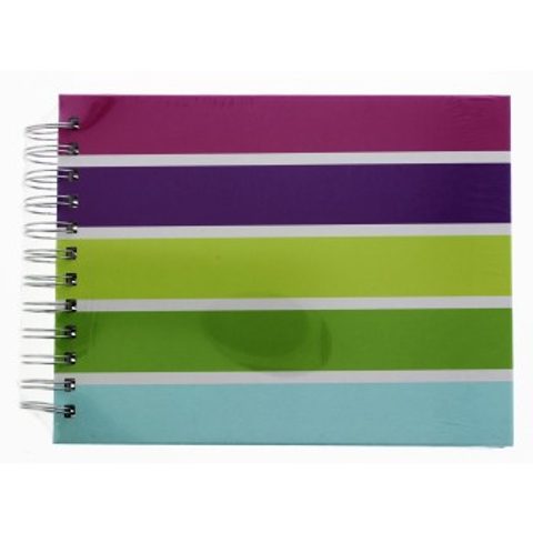 HAMA ALBUM KLASICKÉ SPIRÁLOVÉ FINE ART SEA 24X17 CM, 50 STRAN, BÍLÉ LISTY