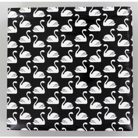 HAMA ALBUM MEMO SWAN 10X15/200, ČERNÁ, POPISOVÉ POLE