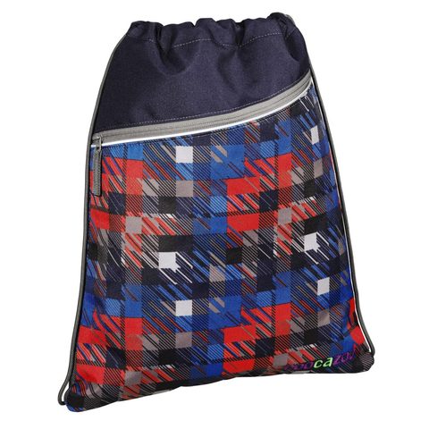 ŠPORTOVÝ VAK NA CHRBÁT COOCAZOO ROCKETPOCKET, DOPE SQUARE RED