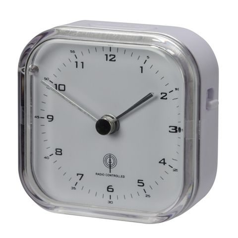 HAMA RC 670 RADIO CONTROLLED ALARM CLOCK, WHITE