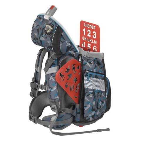 ŠKOLNÍ AKTOVKA/BATOH 2V1 PRO PRVŇÁČKY – 6-DÍLNÝ SET, STEP BY STEP STONE, CERTIFIKÁT AGR