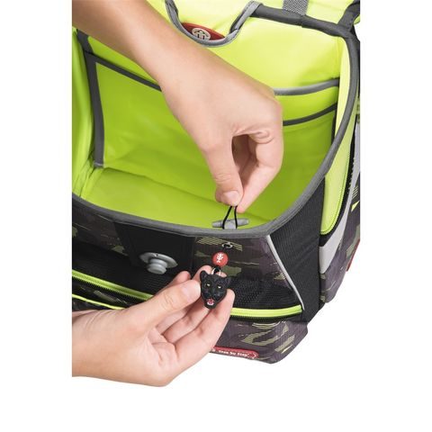 ŠKOLNÍ AKTOVKA E- SPACE-5-DÍLNÝ SET, STEP BY STEP S ELEKTRONICKY NASTAVITELNÝM BEDERÁKEM, PANTER