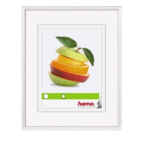 HAMA PLASTIC FRAME SEVILLA, WHITE, 40 X 40 CM
