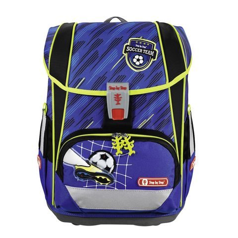 ŠKOLNÍ AKTOVKA LIGHT 2 PRO PRVŇÁČKY - 4-DÍLNÝ SET, STEP BY STEP FOTBAL, CERTIFIKÁT AGR