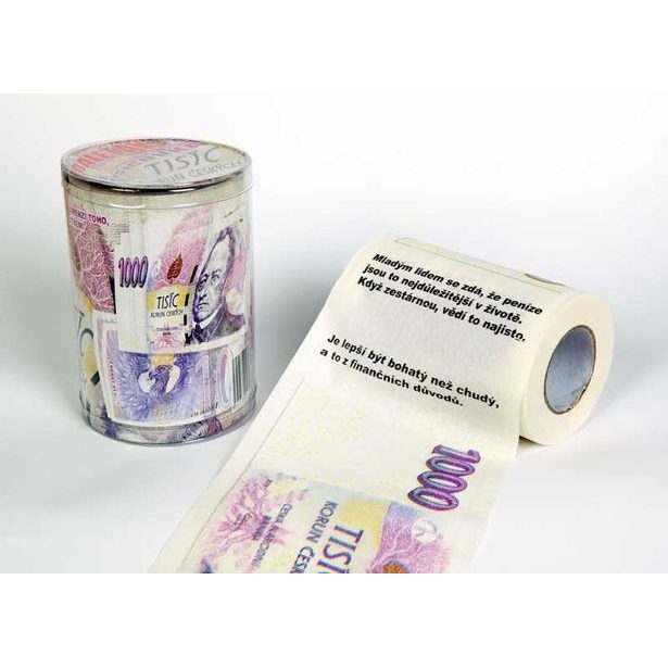 Toaletní papír - 1000Kč
