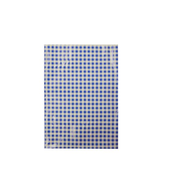 Ubrus do výtvarné výchovy 65x50cm modro-bílé kostky 7-498