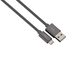 HAMA MICRO USB KABEL COLOR LINE, 1 M, ANTRACITOVÝ - NABÍJANIE A ENERGIA - PC, MP3, TABLET A MOBIL