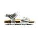 Dětské kožené sandálky Richter - stříbrná