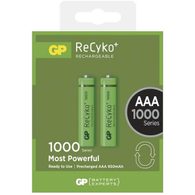 Nabíjecí baterie GP Recyko+ 1000 mAh AAA 2 ks - blistr