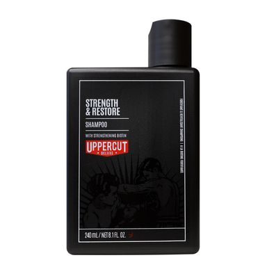 Wzmacniający szampon do włosów Uppercut Deluxe Strength & Restore (240 ml)
