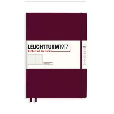 Duży notatnik LEUCHTTURM1917 Master Classic Hardcover Notebook - A4+, twarda okładka, w kropki, 235 stron