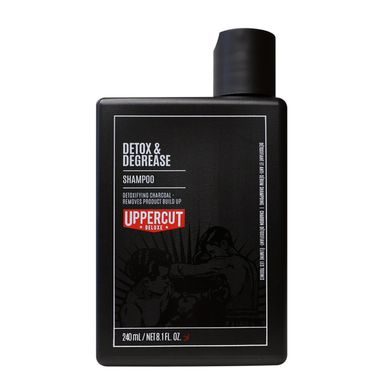 Głęboko oczyszczający szampon do włosów Uppercut Deluxe Detox & Degrease (240 ml)