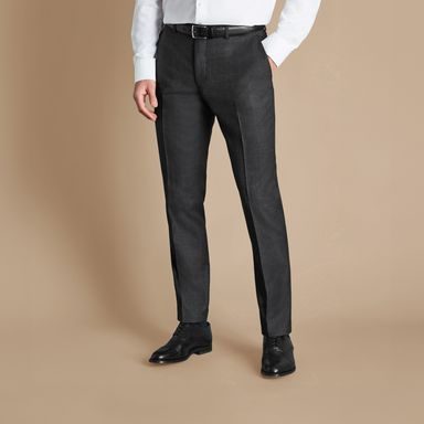 Charles Tyrwhitt Ultimate Performance Suit Trousers — Charcoal