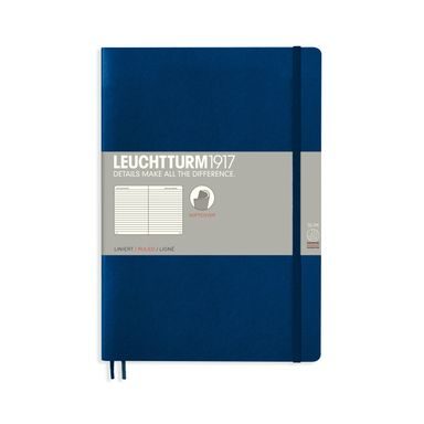 Carnet mediu LEUCHTTURM1917 Composition Softcover Notebook - B5, copertă moale, liniat, 123 pagini