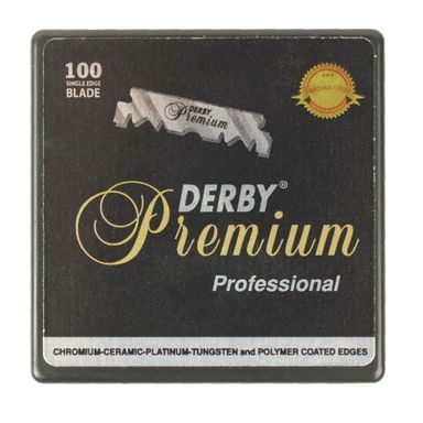 Jumătăți lame pentru bărbierit Derby Premium Single Edge (100 buc)