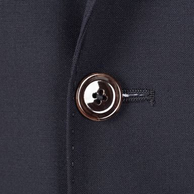 Charles Tyrwhitt Natural Stretch Twill Suit Jacket — Black
