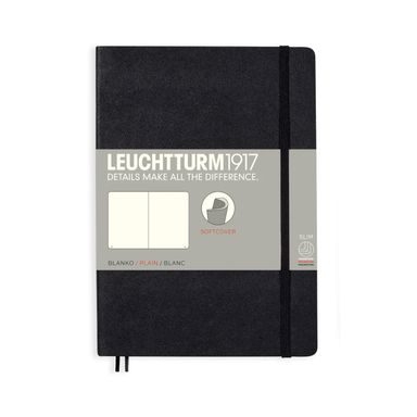 Carnet mediu LEUCHTTURM1917 Medium Softcover Notebook - A5, copertă moale, neliniat, 123 pagini