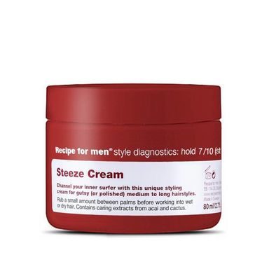 Recipe for Men Steeze Cream - cremă de păr (80 ml)