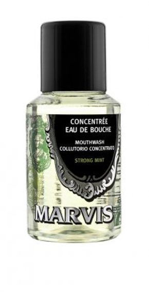 Apă de gură concentrată Marvis Strong Mint - ambalaj de călătorie (30 ml)