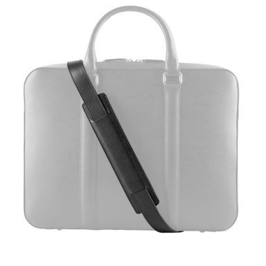 John & Paul Black Leather Briefcase Shoulder Strap 2.0