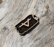 THURISAZ - RUNOVÝ DŘEVENÝ AMULET - RUNY