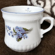 KVÍTÍ, SELSKÝ HRNEK 0,42L, ČESKÝ PORCELÁN - KERAMICKÉ HRNKY