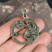 MEDUSA, ANTICKÝ TALISMAN, ZINEK, STAROMOSAZ - VŠECHNY AMULETY, VLASTNÍ VÝROBA