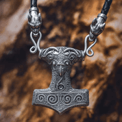 MJOLNIR, SCANIA, KOŽENÉ BOLO - VIKINGSKÉ AMULETY