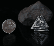 VALKNUT, STŘÍBRNÝ VIKINSKÝ PŘÍVĚŠEK, AG 925 - PŘÍVĚSKY