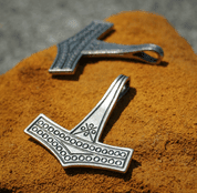 THOROVO KLADIVO, DÁNSKO, ROMERSDAL, VELKÉ, ZINEK, STAROSTŘÍBRO - VIKINGSKÉ AMULETY