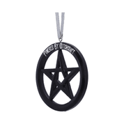 WICCA - PENTAGRAM VÁNOČNÍ OZDOBA 7CM - FIGURKY, LAMPY, TĚŽÍTKA