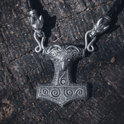 MJOLNIR, SCANIA, KOŽENÉ BOLO - VIKINGSKÉ AMULETY