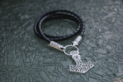 MJÖLNIR THOROVO KLADIVO STŘÍBRNÝ NÁHRDELNÍK AG 925 16G - NÁHRDELNÍKY