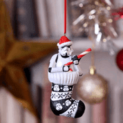 STORMTROOPER V PONOŽCE, VÁNOČNÍ OZDOBA 11.5CM STAR WARS - STAR WARS