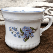 KVÍTÍ, SELSKÝ HRNEK 0,42L, ČESKÝ PORCELÁN - KERAMICKÉ HRNKY